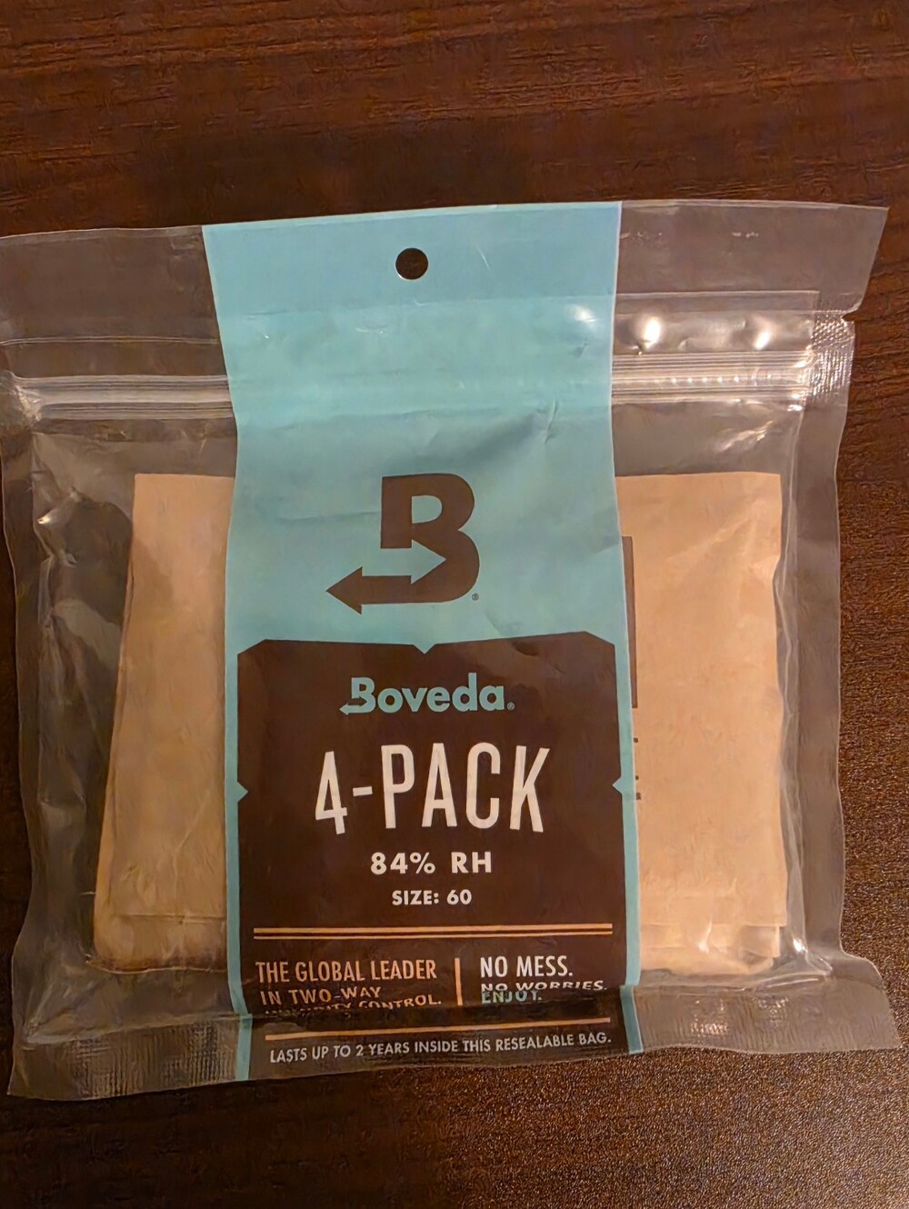 Boveda 84% RH 2-Way Humidity Control Seasoning Packs Size 60 60g 4-Pack NEW